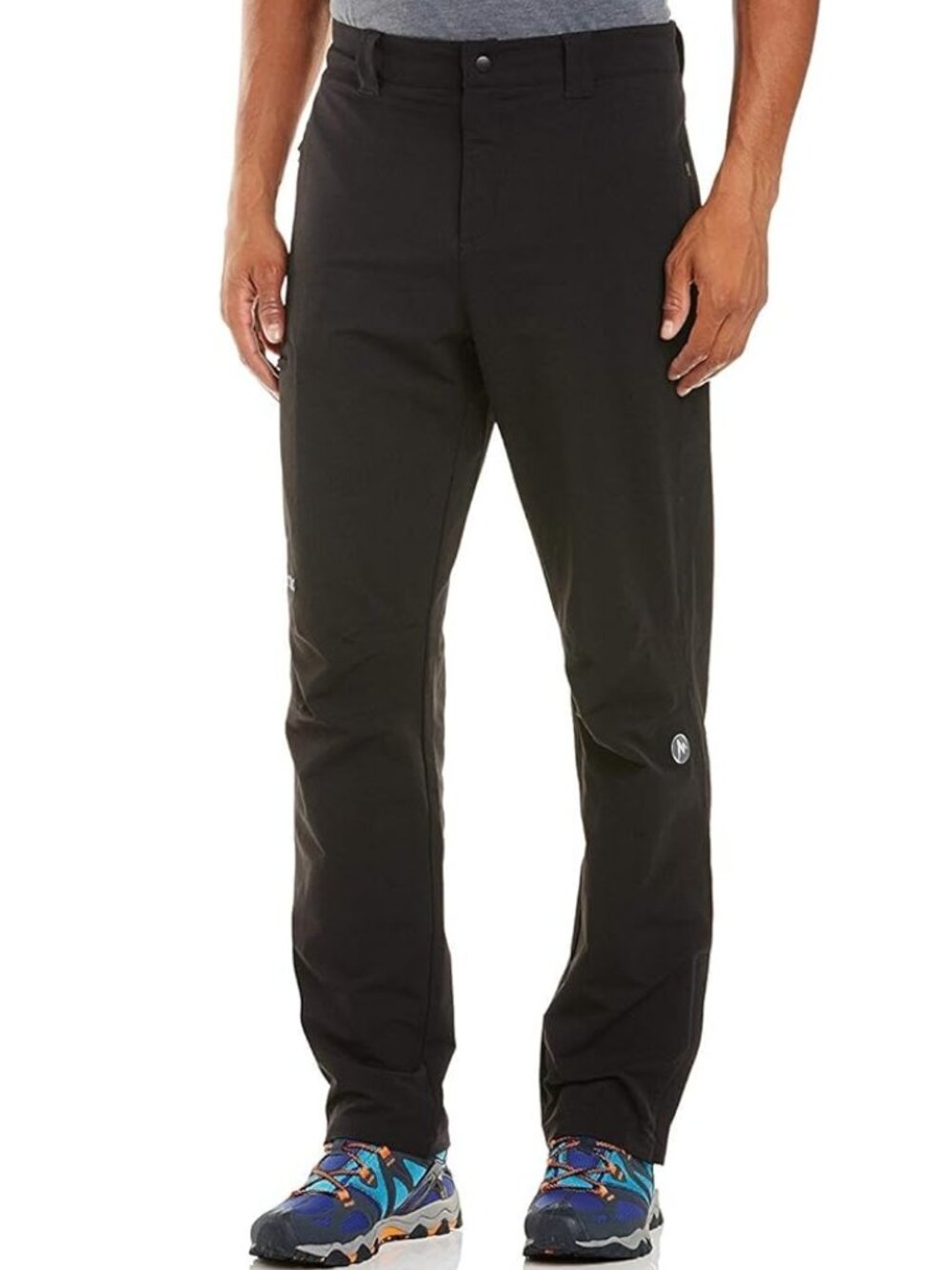 Marmot Men's 38 x 34 Tall Long Inseam Scree Softshell Black Hiking Pants